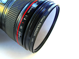 Photograph of Canon Camera Lens